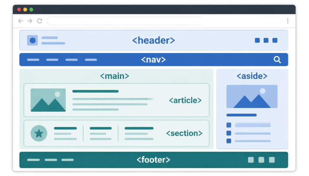 Common Semantic HTML5 Elements
