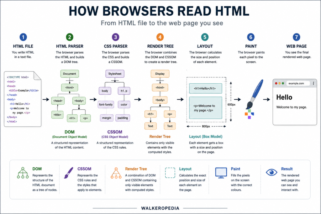 How Browsers Read HTML
