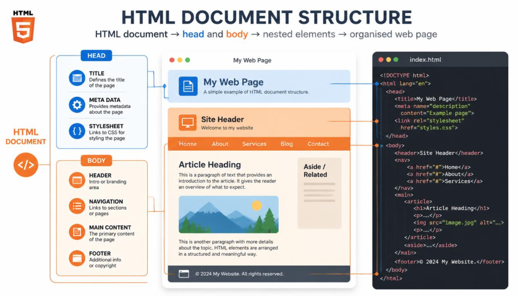 html document structure