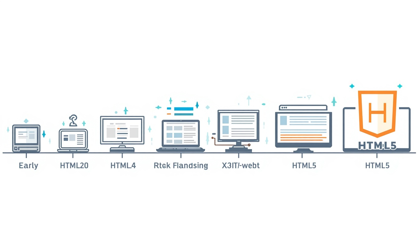 Read more about the article HTML Evolution: 7 Remarkable Milestones for a Better Web